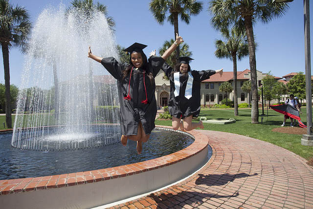 Graduates at Fountain
